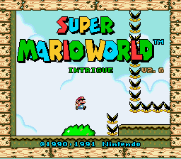 Super Mario World - Intrigue Title Screen